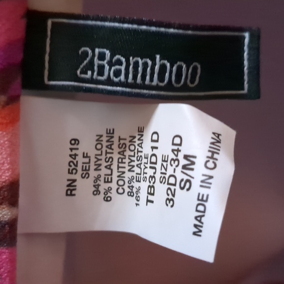 CUPSHE* high waisted high cut scalloped edge bathing suit bottom . Bandeau top - Picture 10 of 10